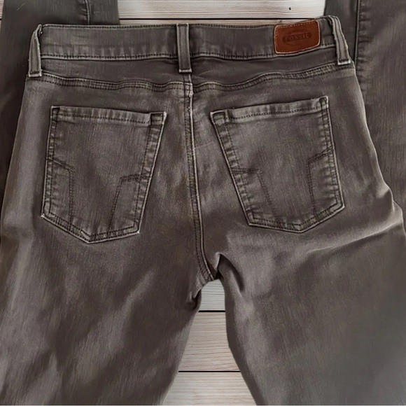 Vintage Fossil Super Skinny Jeans Womens 27 Gray Stretch High Rise - Picture 3 of 4